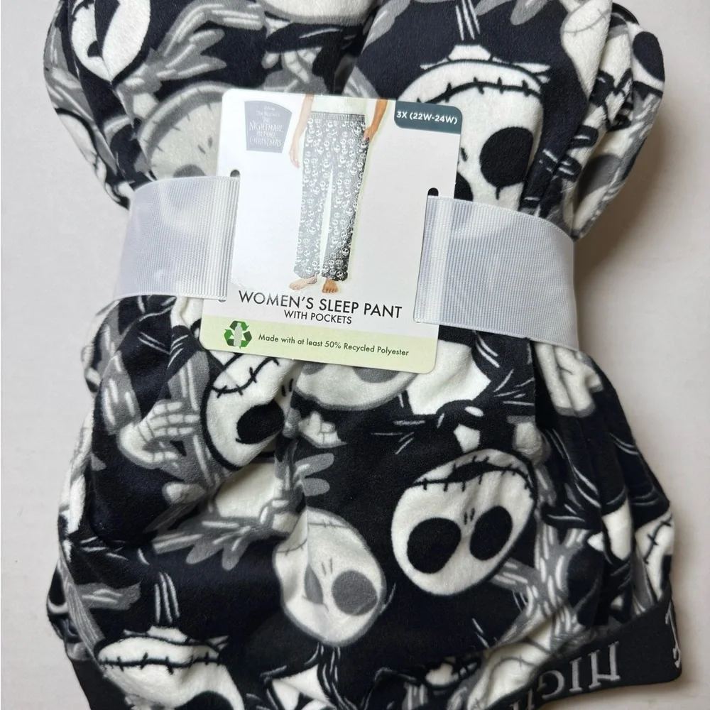 Nightmare Before Christmas Women’s Velour Sleep Pants - Picture 7 of 7